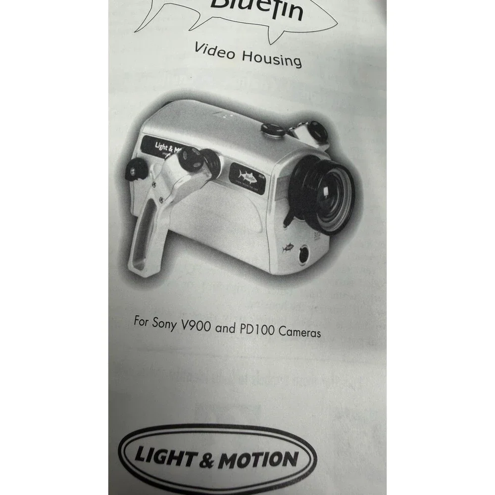 Light & Motion Bluefin V-900 Pro Underwater Housing for Sony V900 & PD100